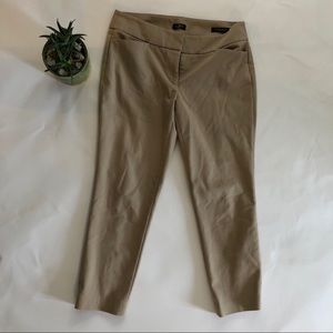 LOFT Marissa Fit Straight Tan Trouser | 6P